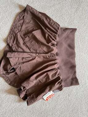 FP Movement Free People The Way Home High-Waisted Shorts in Black Walnut